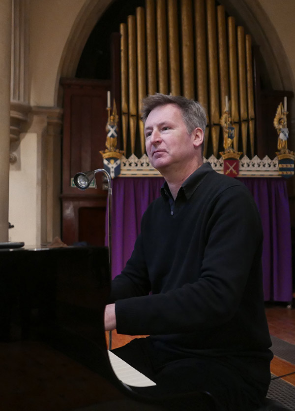 Philip Godfrey is a freelance musician living in London. He concentrates mainly on composing, but is also a pianist, organist and teacher. His compositions – instrumental, choral, and theatre music – are tonal and accessible in style, and widely performed and published.